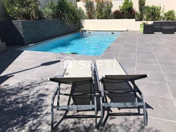 Coup de coeur, villa d'architecte de 154 m2.