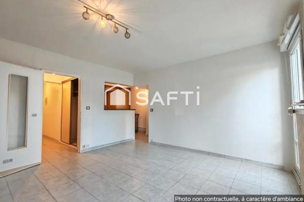 Appartement de 40m2, 2 pièces, une chambre