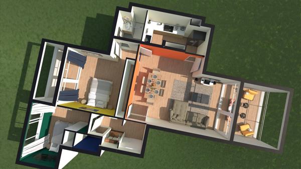 EXCLUSIVITÉ : T2/3 DE 70M2 AVEC CAVE ET PARKING