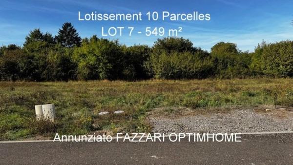 Stenay 55700 terrain à bâtir viabilisé 583 m² Lot n° 8   |   Lotissement Les Vergers   |   30 235 € honoraires inclus