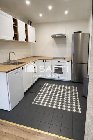 Appartement 52m2 , 1 chambre, 1 bureau, ascenseur, places gratuites