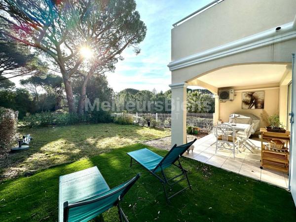 SUPERBE REZ DE JARDIN DE 45 M2 DANS RESIDENCE AVEC PISCINE