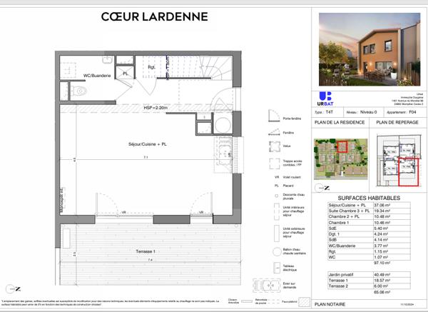 A VENDRE - Toulouse Lardenne - Maison T4 100m² avec jardin