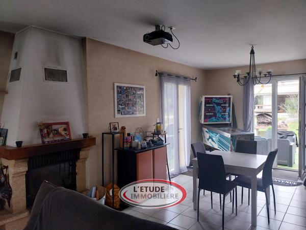 Machecoul-St Même : plain pied de 108.5 m², 4 chambres, double-garage, terrasse sur 1484 m² de parcelle !