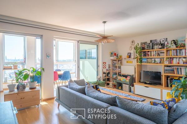 Appartement contemporain avec vue sur la Cathédrale et les Vosges.