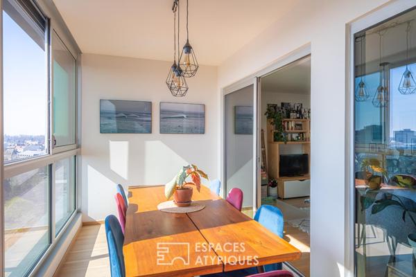 Appartement contemporain avec vue sur la Cathédrale et les Vosges.