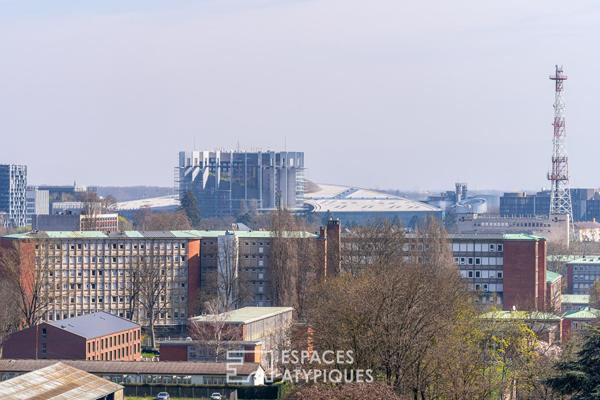 Appartement contemporain avec vue sur la Cathédrale et les Vosges.