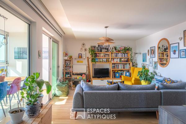 Appartement contemporain avec vue sur la Cathédrale et les Vosges.