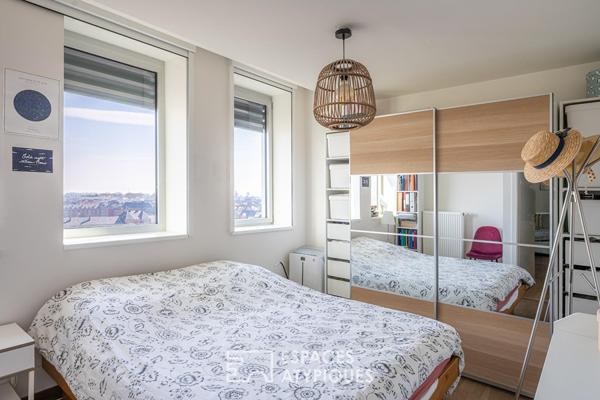 Appartement contemporain avec vue sur la Cathédrale et les Vosges.