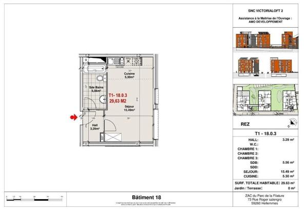Appartement à louer à Lille (59260)