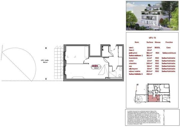 Appartement à vendre 2 pièces 43 m² Saint-Cloud