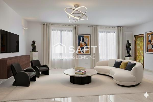 15 mn a pieds du RER À et a 2mn des commerces