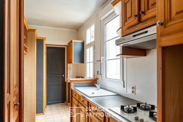 Double mancelle de charme avec garage à réinventer