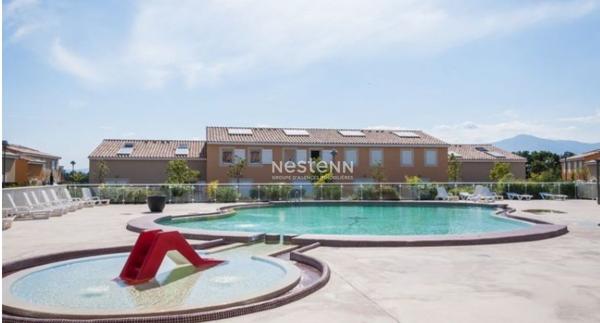 Maison 3 pièce(s) 41 m2 dans résidence avec piscine à 4km des plages