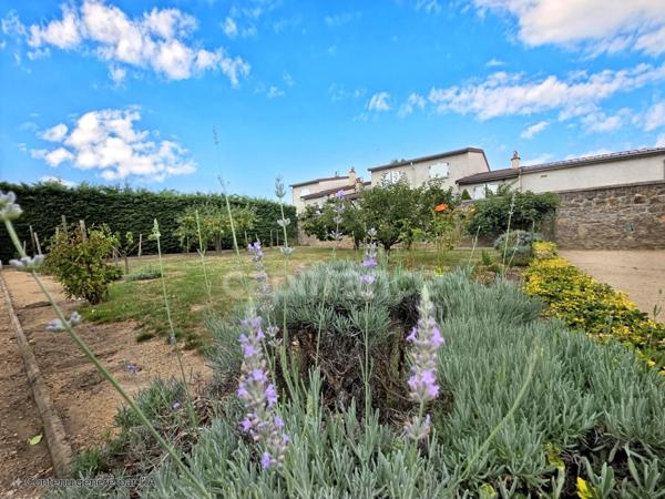 Maison avec jardin verger piscinable – À deux pas des commodités ! 132 m² de confort, 4 chambres, terrasse, garage, fibre… Parfaite pour accueillir vos nouveaux projets de vie !