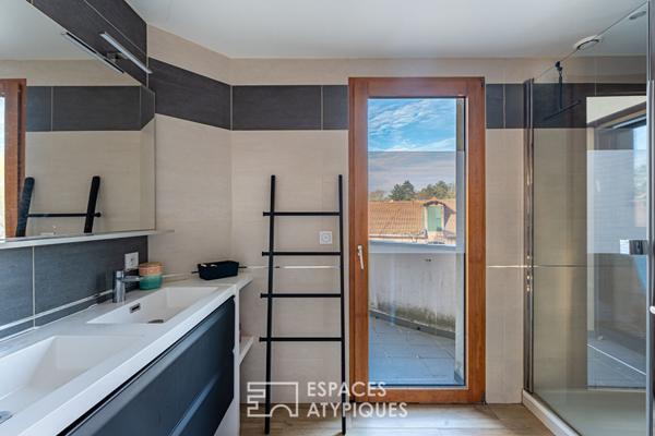 Maison d’architecte avec piscine dans le parc de Maisons-Laffitte