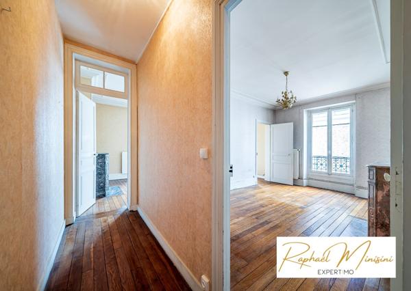 Versailles (78000) Versailles, Quartier Saint-Louis – Appartement 3 pièces + bureau, 73 m², charme de l'ancien