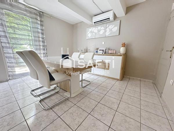 Sur Le PONTET (84), Quartier Calme Maison de 114 m² sur un terrain clos et arboré de 792  m²