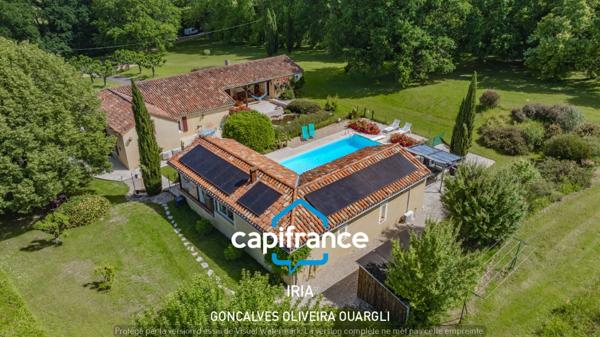 Dpt Lot et Garonne (47), à vendre VILLENEUVE SUR LOT propriété T10