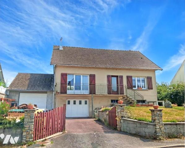 MAISON SUR SOUS-SOL QUERQUEVILLE 4 CHAMBRES + DEUX GARAGES + JARDIN