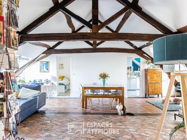 Appartement en duplex vue Loire