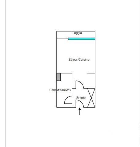 Studio à vendre 20 m² Agde