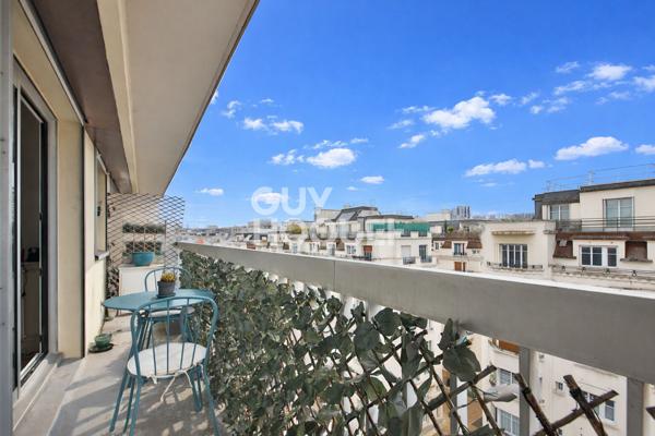75015 CONVENTION / DERNIER ETAGE 2 PIECES 50M² AVEC BALCON + PARKING