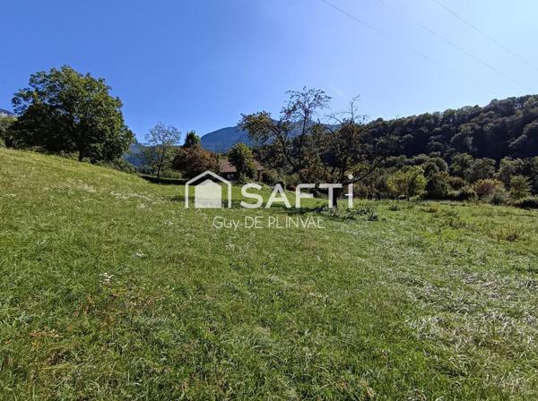 Saint-Offenge – Terrain plein sud – Vue panoramique Revard, Colombier & Clergeon