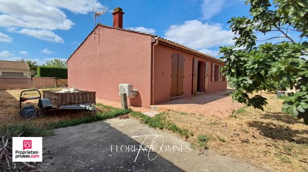 Exclusivité  à TREBES - Villa 4 faces - Plain-pied -  2 chambres + 1 bureau  76 m2