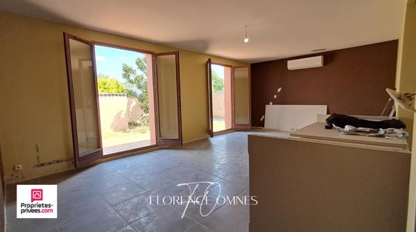 Exclusivité  à TREBES - Villa 4 faces - Plain-pied -  2 chambres + 1 bureau  76 m2