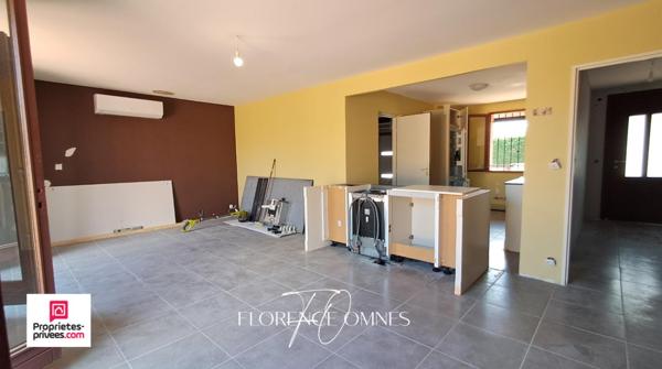 Exclusivité  à TREBES - Villa 4 faces - Plain-pied -  2 chambres + 1 bureau  76 m2