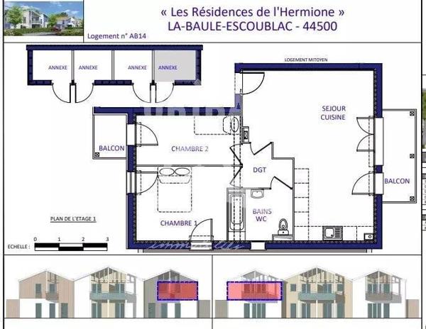 APPARTEMENT  Type 3 NEUF GUEZY!