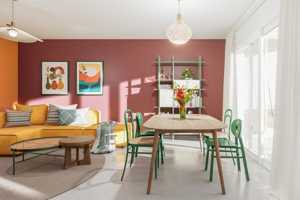 À vendre : Appartement T2 duplex en R+1 à Sainte Anne