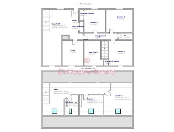 Maison à vendre 6 pièces de 126 m²