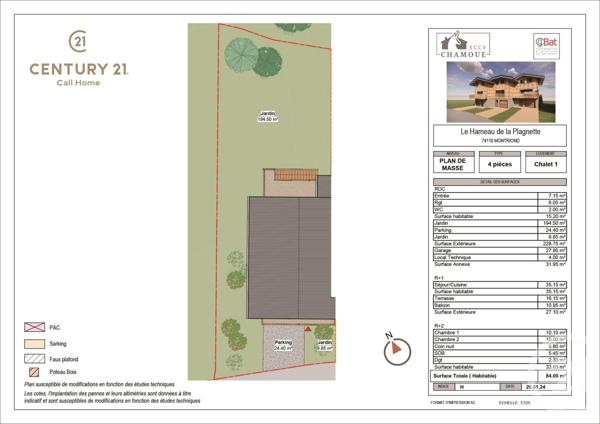 Appartement Triplex à vendre  4 pièces - 87,05 m2 MONTRIOND - 74