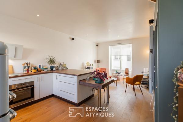 Maison de ville rénovée avec terrasse et jardin