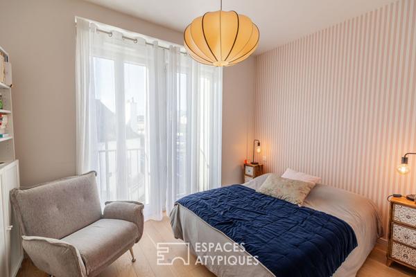 Maison de ville rénovée avec terrasse et jardin