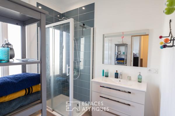 Maison de ville rénovée avec terrasse et jardin