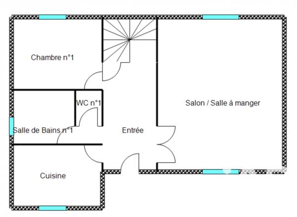 Maison à vendre 5 pièces 120 m² Saint-Hilarion