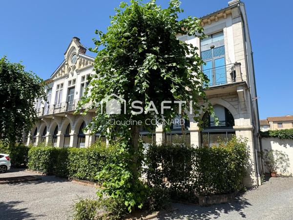 Centre-ville, duplex avec rez-de-jardin et parking