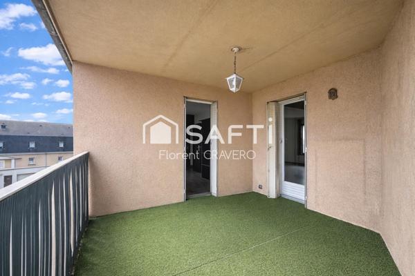 Appartement lumineux avec grande loggia