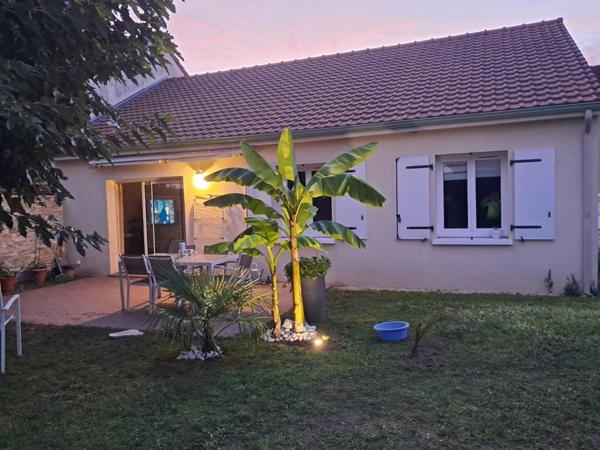 Maison plain-pied, 2 chambres, 80 m², 385 m² de terrain, quartier calme