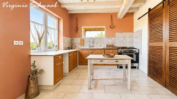 HABAS (40) MAISON RÉNOVÉE – 3 CHAMBRES – TERRASSE VUE PYRÉNÉES – TERRAIN 2000 m2