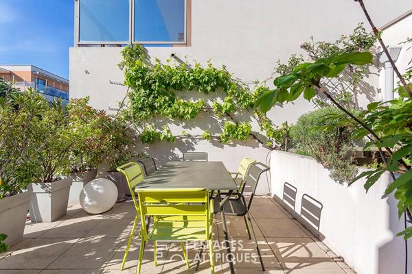 Duplex contemporain avec terrasses