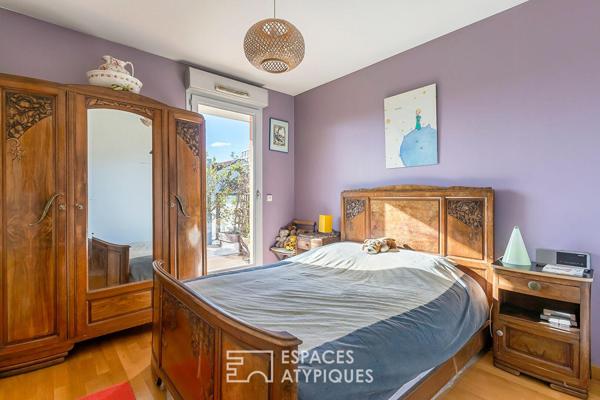 Duplex contemporain avec terrasses