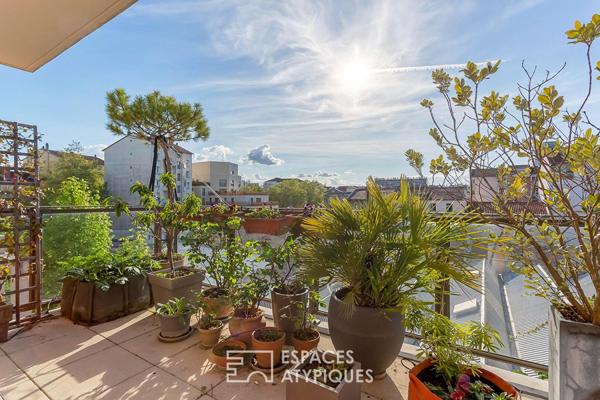 Duplex contemporain avec terrasses