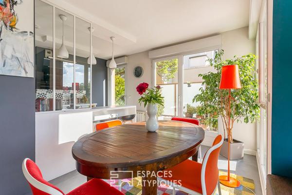 Duplex contemporain avec terrasses