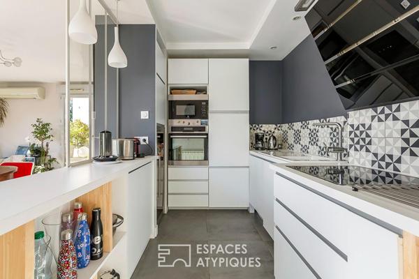 Duplex contemporain avec terrasses