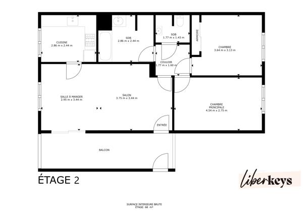 T3 Lille Grand Palais - place de parking - terrasse