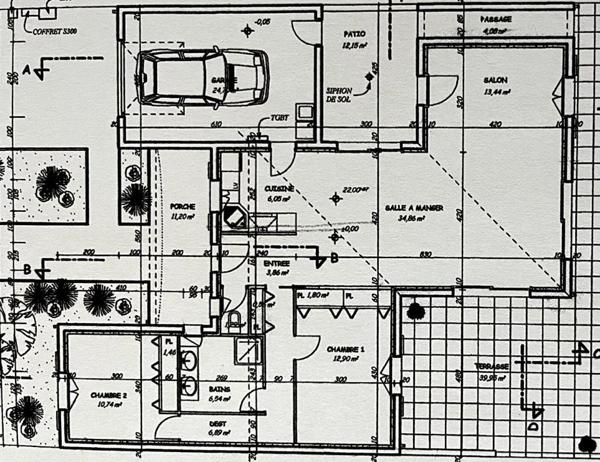 PUILBOREAU - Elégante Maison de plain-pied de 100m2, au calme, coeur de bourg